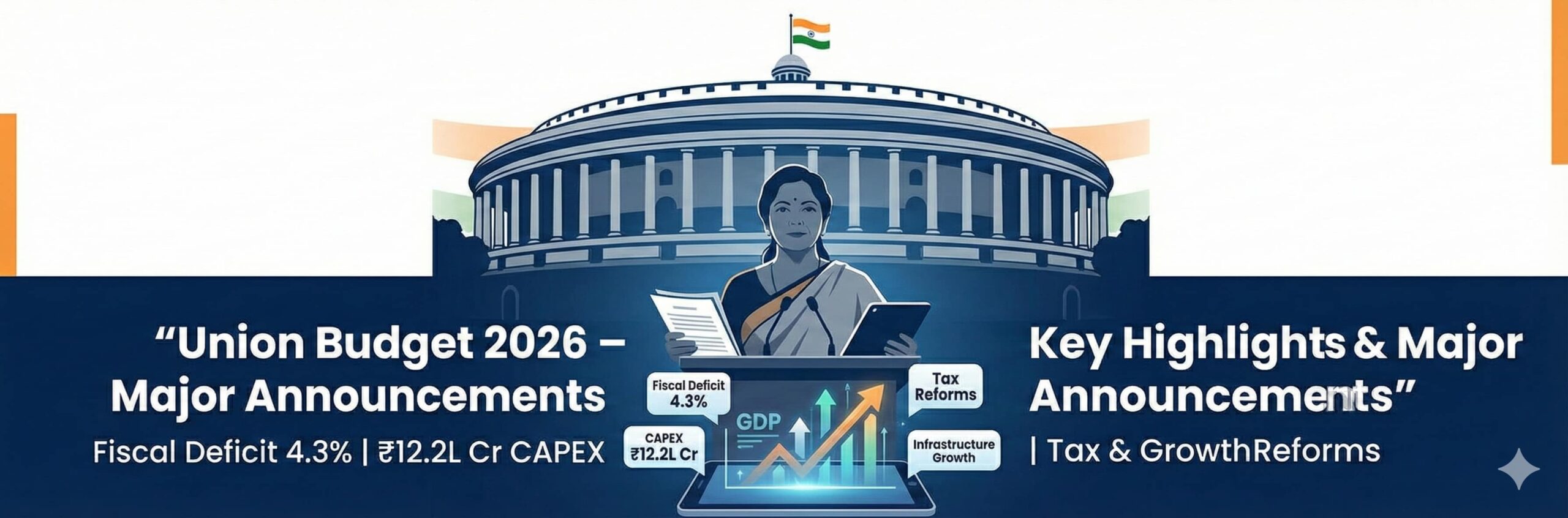 Union Budget 2026 Nirmala Sitharaman Key Highlights Announcements